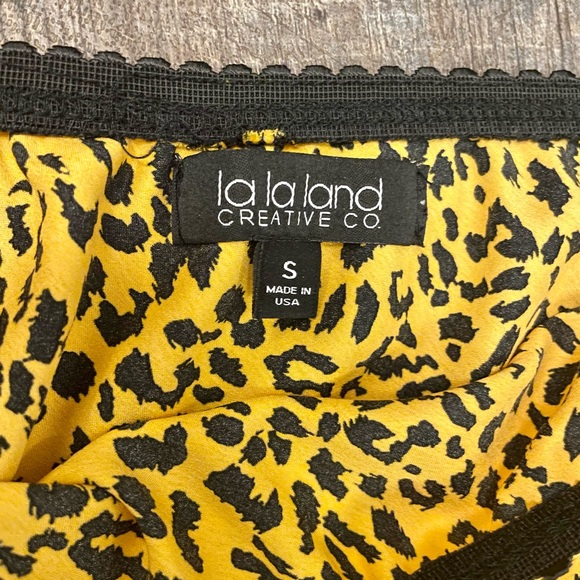 Nordstrom La La Land Straight Pencil Leopard Print Satin Midi Slip Skirt NWT - Picture 5 of 9